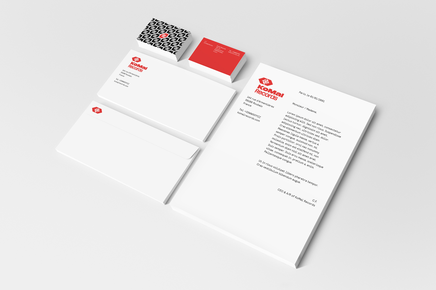 Identit&eacute; visuelle &ndash; Label de musique